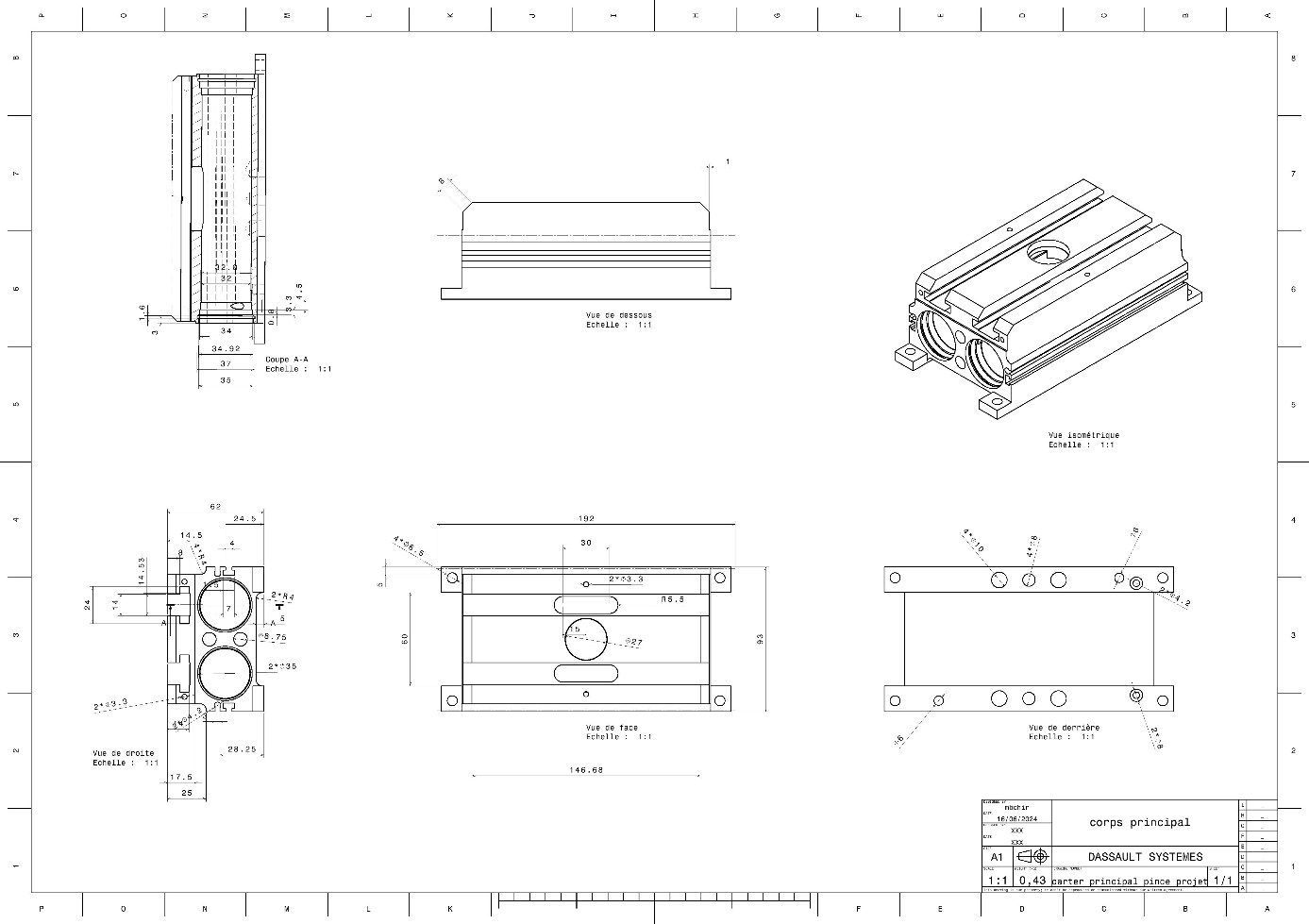 Plan du carter